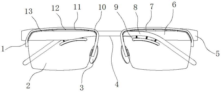 一种记忆碳纤眼镜的制作方法