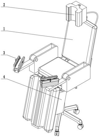 一种肩颈腕跟随按摩可平放式移动电脑椅的制作方法