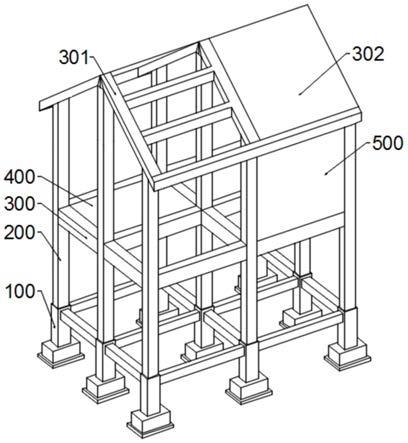 一种具有抗震效果的轻钢结构的别墅的制作方法