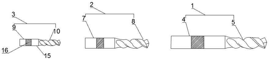 一种方便存放的混合钻头的制作方法