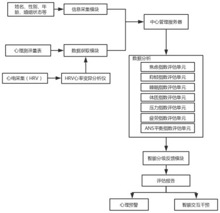 一种心理和自主神经双向评估系统的制作方法