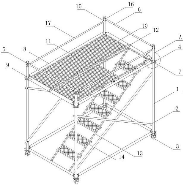 一种建筑施工承载架的制作方法