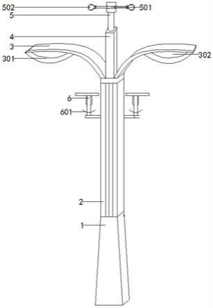 一种公路交通安全用节能照明装置的制作方法