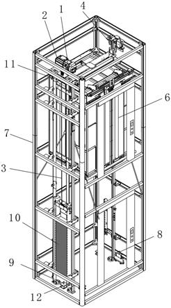 一种电梯对重安全保护装置及该装置的控制方法与流程