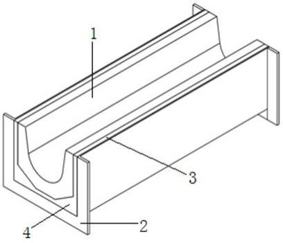 一种方便更换的整体流槽预制件的制作方法