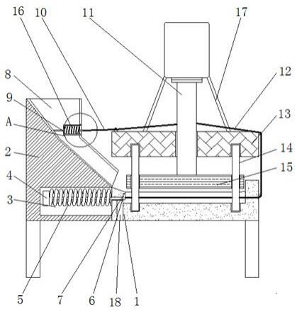 一种锂霞石陶瓷制备用压力机的制作方法