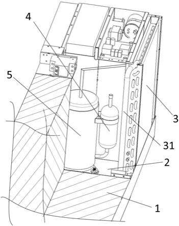 一种降低冷凝器入口温度的电梯空调的制作方法