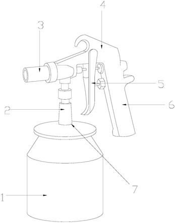 一种新型适用于高空作业的喷漆设备的制作方法