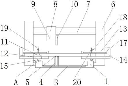 一种玻璃钢加工用具有定距结构的切割装置的制作方法