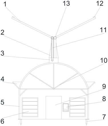 一种新型黑米种植大棚的制作方法