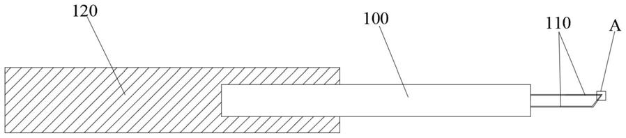 一种微力测量装置、其制备方法及原位力学测试的方法