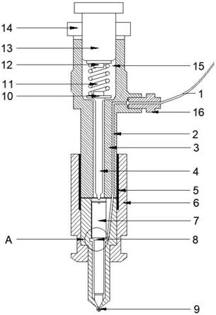 M100甲醇燃料油轨增压汽化装置的制作方法