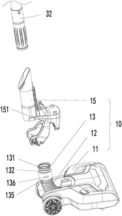 密封连接件、地刷组件、吸尘器及清洁设备的制作方法