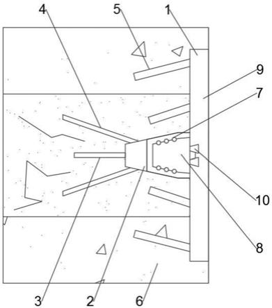 一种地下室围护墙渗水处堵漏补强结构的制作方法