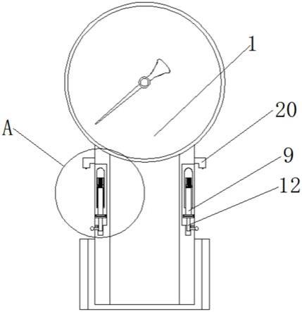 一种方便固定的压力表的制作方法