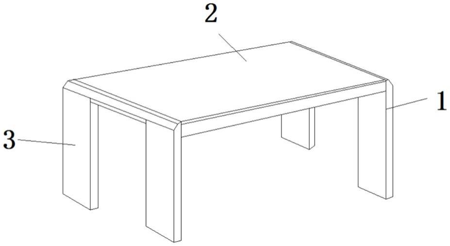 一种可调节桌面长度的桌子的制作方法