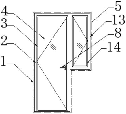 一种简易型门联窗的制作方法