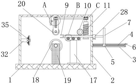 一种具有防偏移机构的纺织线牵引装置及其使用方法与流程