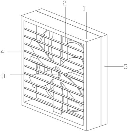 一种面粉加工车间通风装置的制作方法