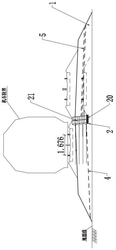 一种用于增建二线铁路的加筋路堤挡土墙构造的制作方法