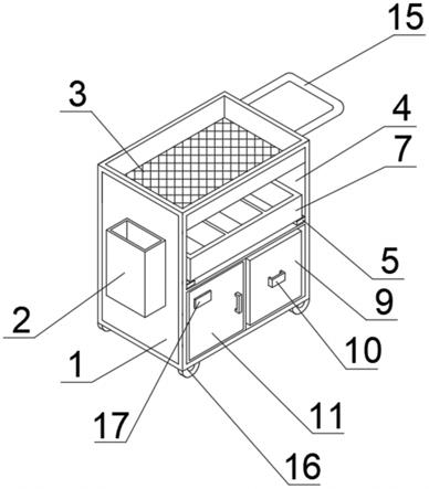 一种ICU重症护理室用药物摆放架的制作方法