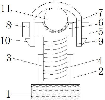 一种建筑用钢筋网片隔离固定装置的制作方法