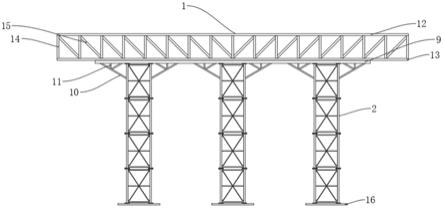 一种钢桁架局部承重支撑结构的制作方法