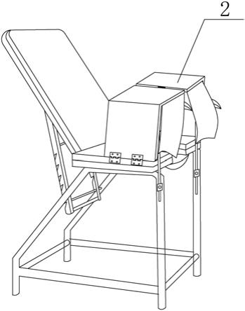 妇产科用遮挡式检查床的制作方法