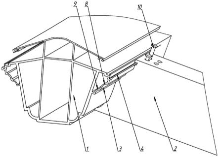 一种阳光房型材连接结构的制作方法