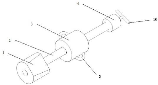 一种酸轧飞剪剪刃锁紧块快速拆卸装置的制作方法