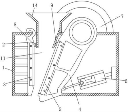 一种偏心石料破碎制砂装置的制作方法