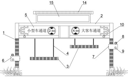 一种公路限高杆的制作方法