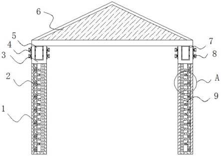 一种便安屋顶防水节能建筑的制作方法