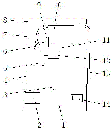 一种具有喷水冷却功能的数控切割机的制作方法