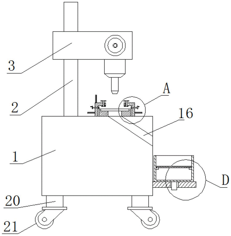 一种固件稳固的多功能攻牙装置的制作方法