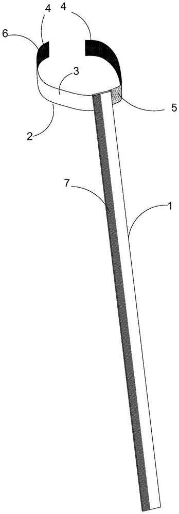 简易气管镜测量尺的制作方法