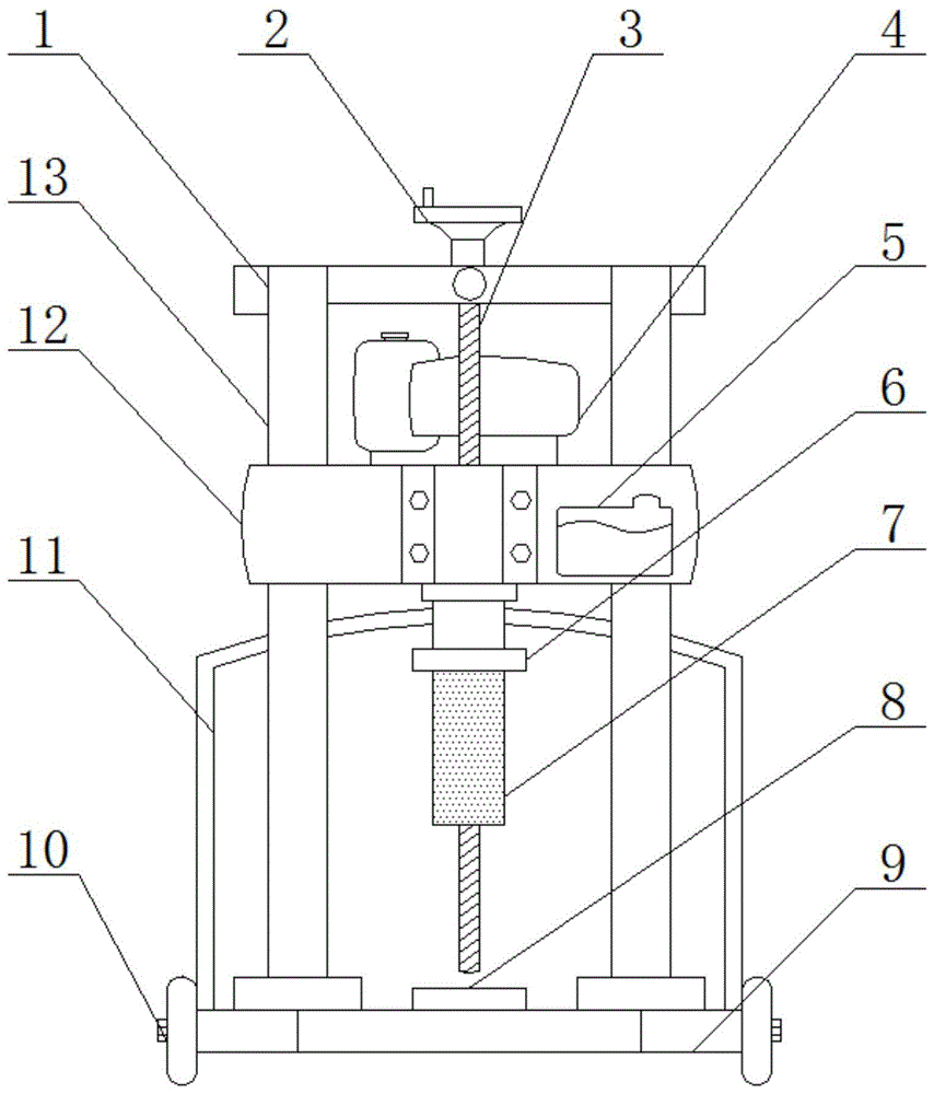 一种公路用钻孔取芯机的制作方法