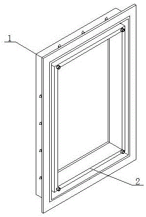 一种铝合金门窗固定结构的制作方法