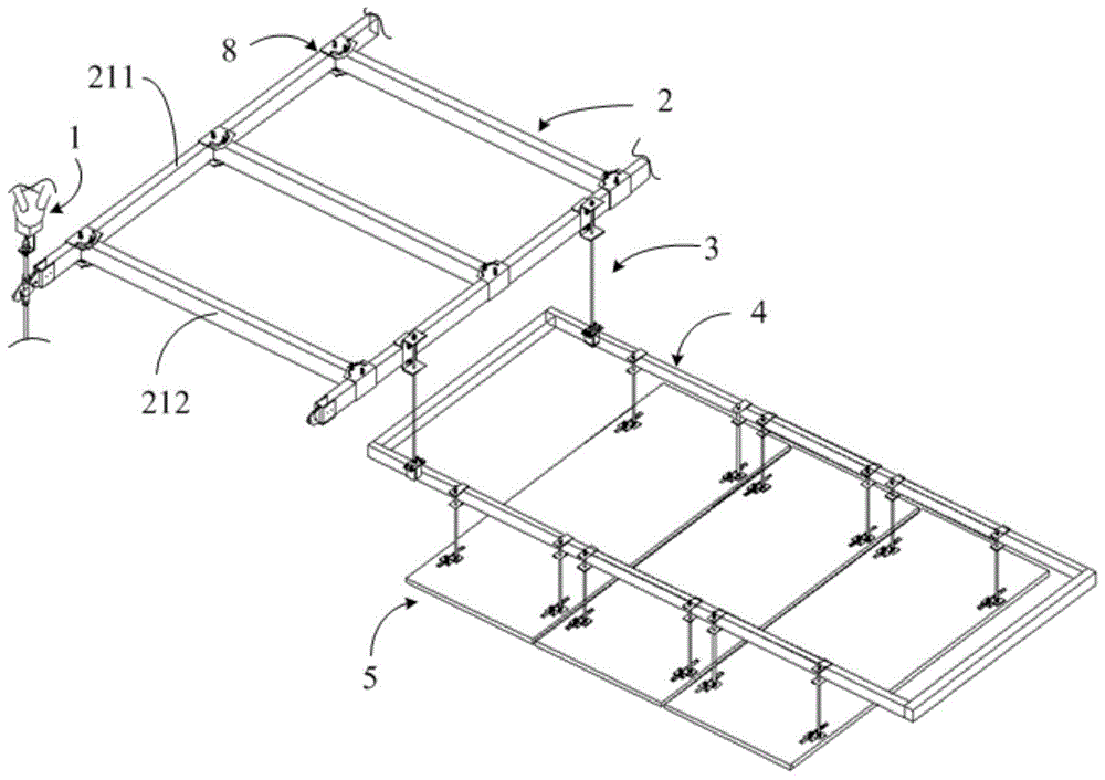 曲面吊顶结构的制作方法