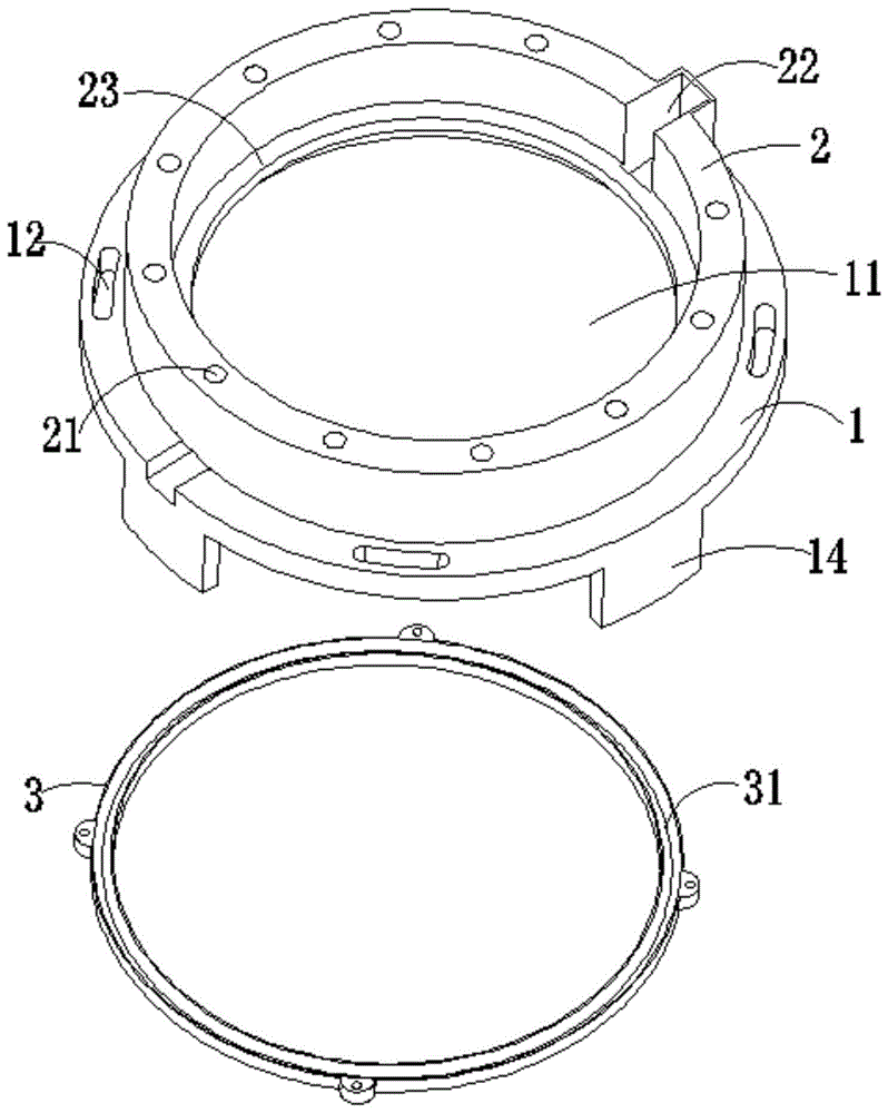 一种新型井盖座的制作方法