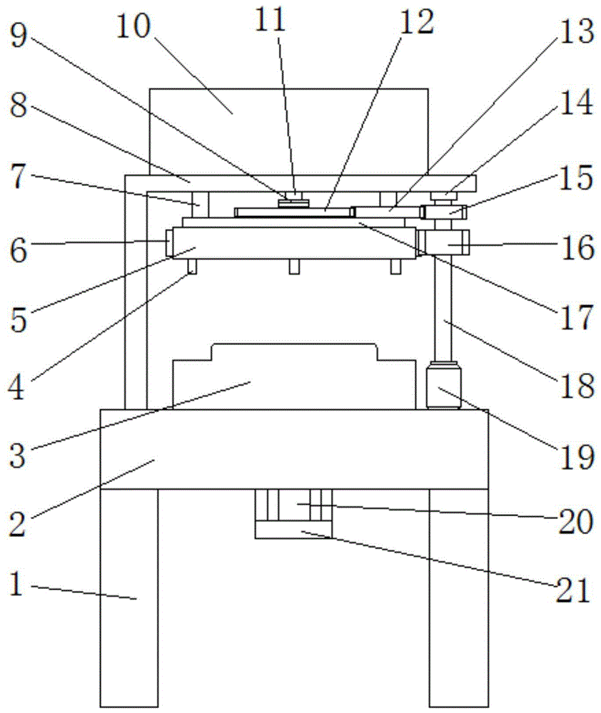 一种电机端盖铸造装置的制作方法