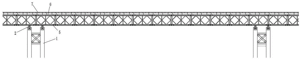 一种大跨度钢栈桥标准化施工体系的制作方法