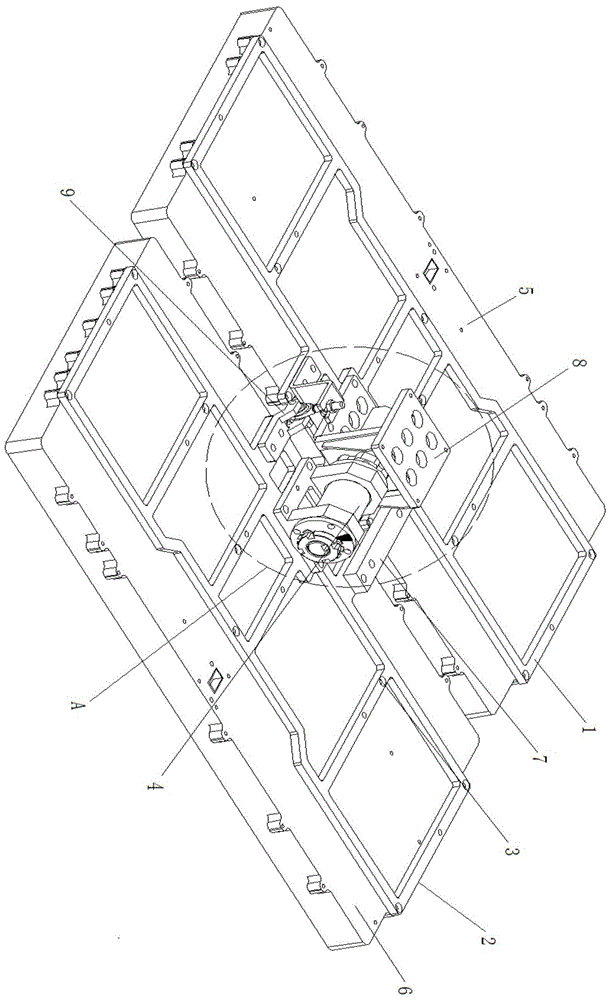 一种分体式天线收发面角度测试工装的制作方法