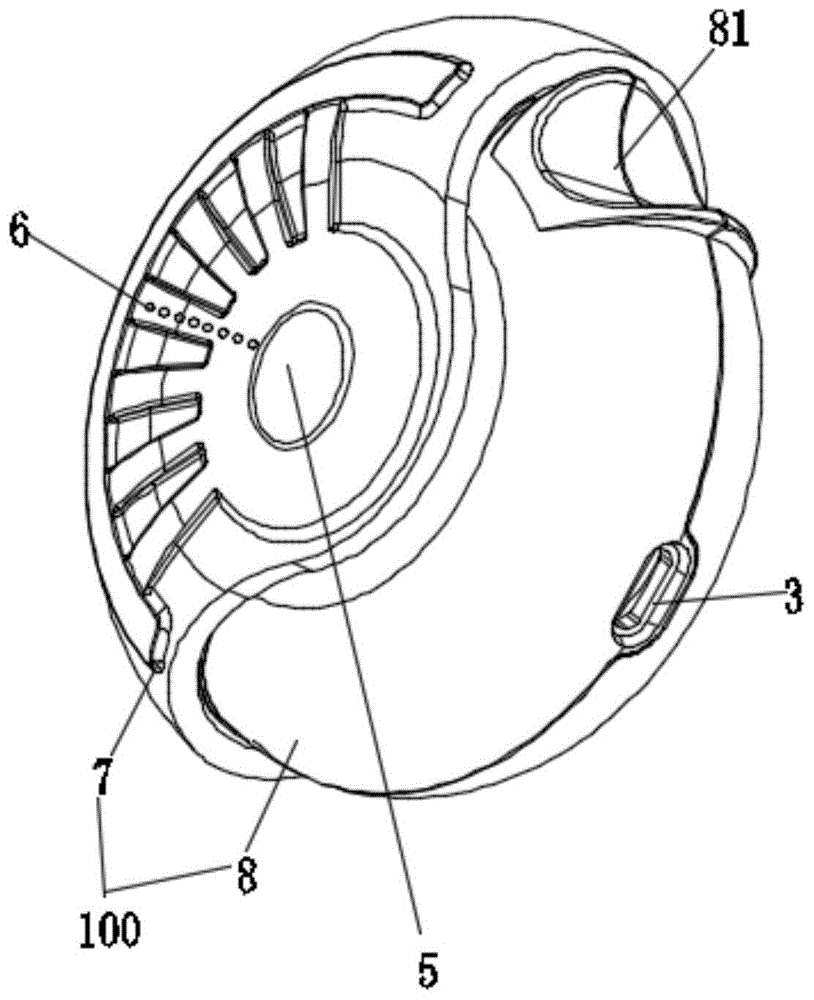 一种具有指尖陀螺功能的TWS耳机仓结构的制作方法