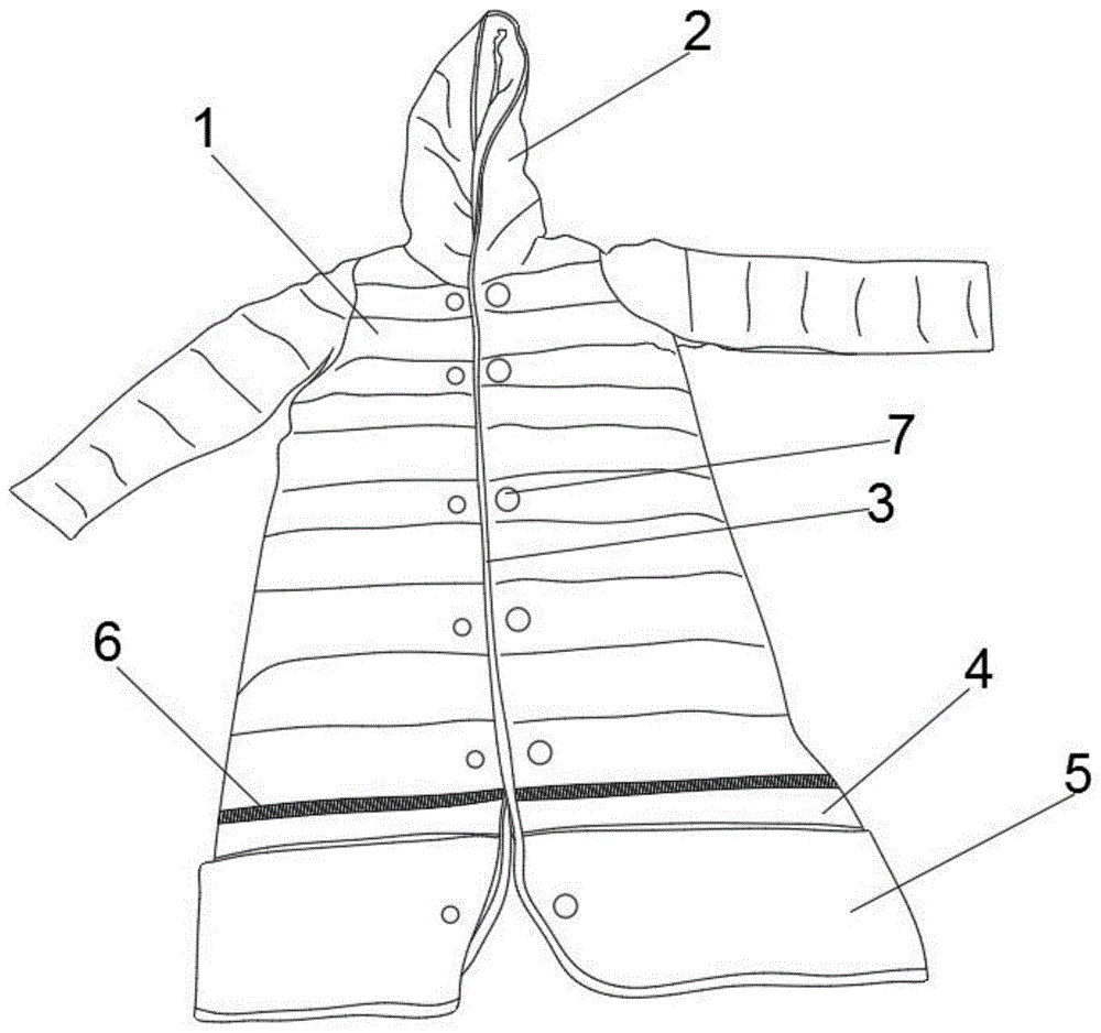 一种新型儿童连体衣