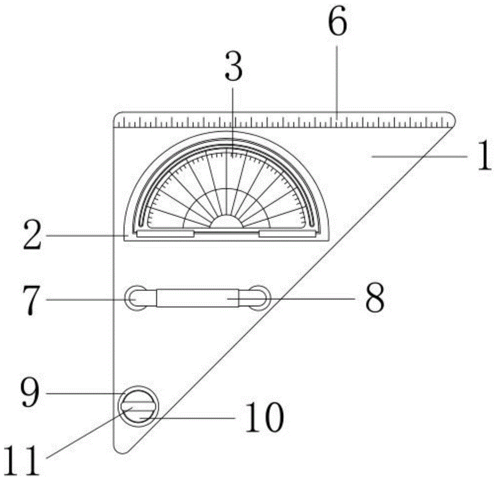 一种用于数学教学的组合式画图工具