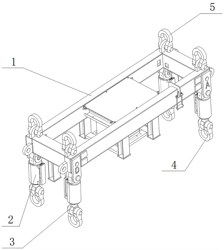 一种用于大型构件的液压自平衡吊具系统的制作方法