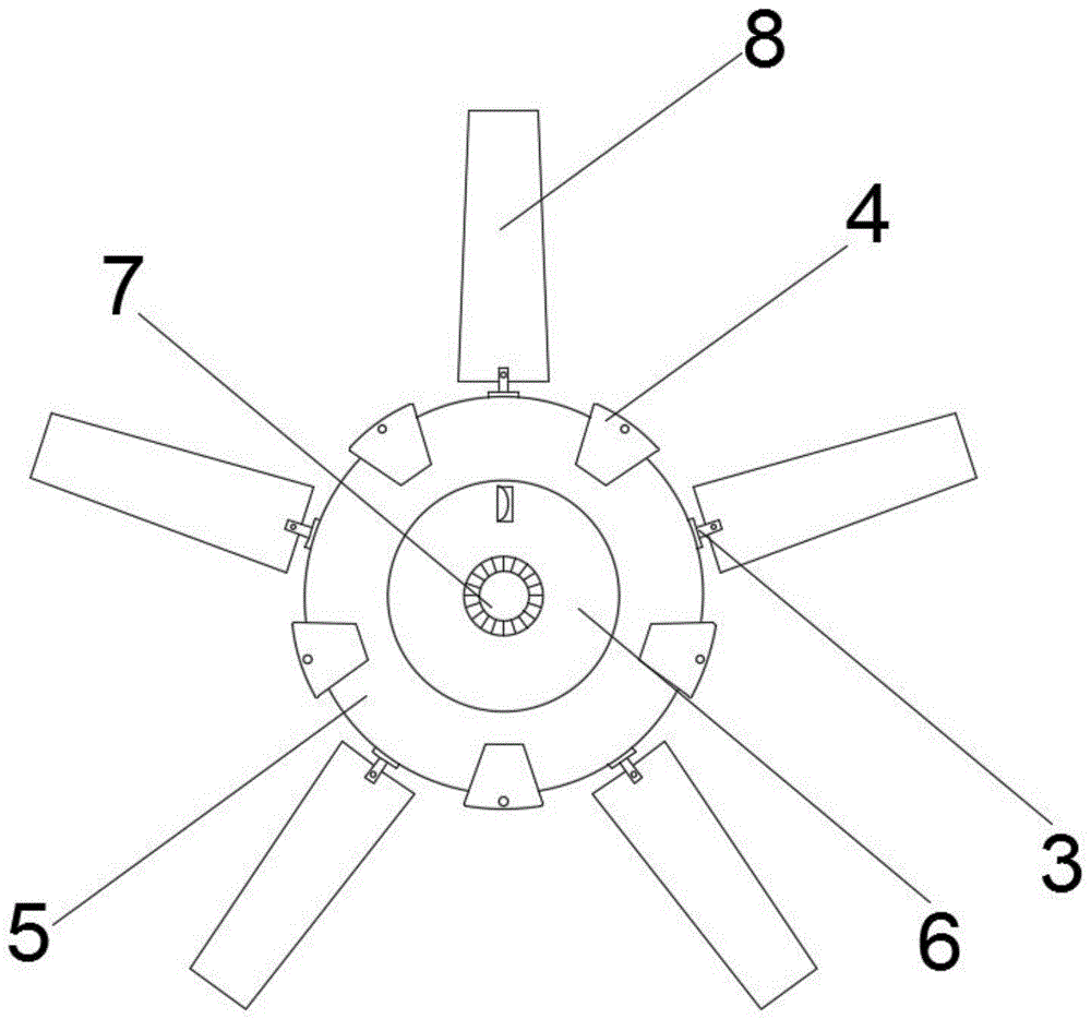 一种轴流风机的叶轮结构的制作方法