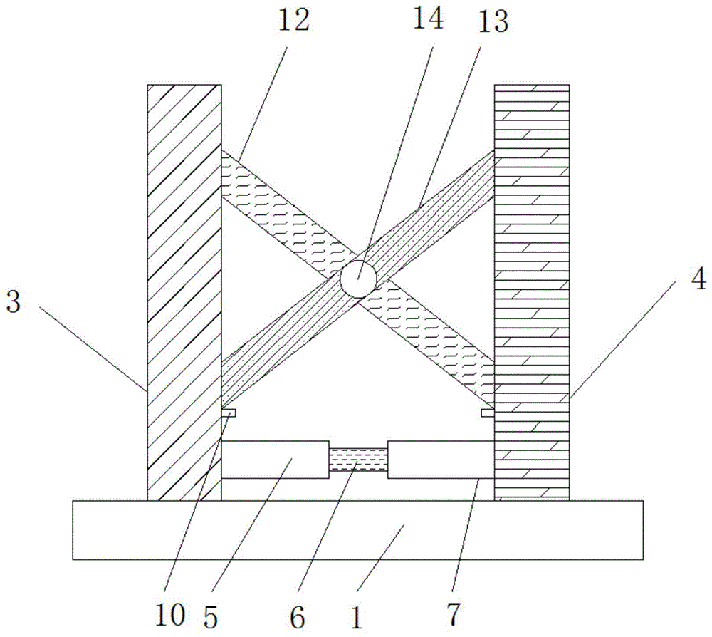 一种更加稳定的钢结构支撑底座的制作方法