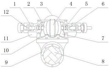 一种具有双蜗壳流道的中开双吸离心泵的制作方法